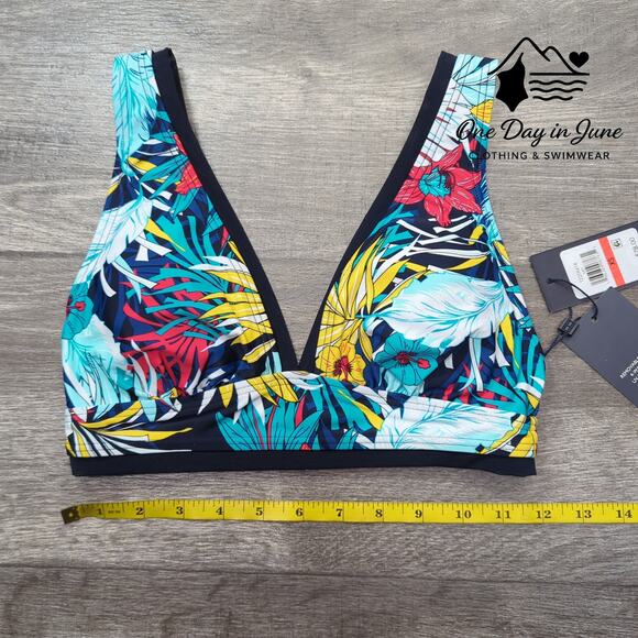 Tommy Hilfiger Floral V Neck Bikini Top Size XS - Picture 5 of 6